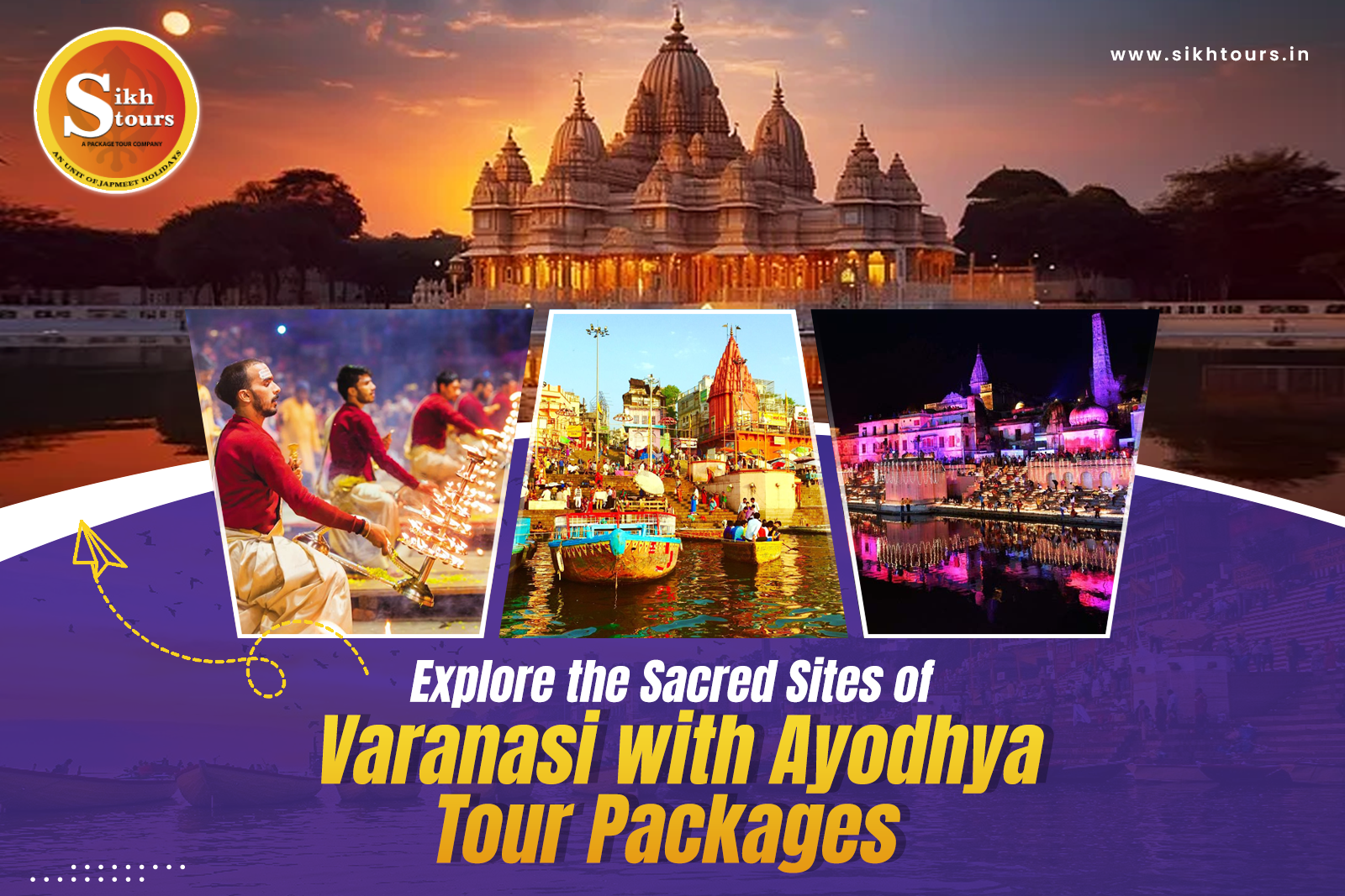 Explore the Sacred Sites of Varanasi with Ayodhya Tour Packages